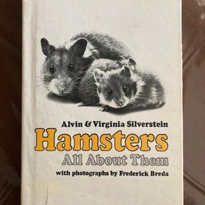 HAMSTERS All About Them  vintage hardcover vg